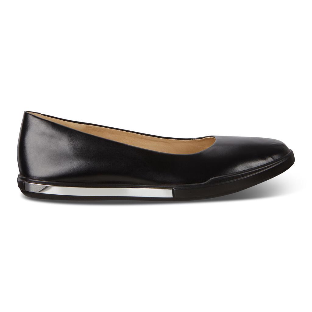 Ecco Simpil Ii Womens Flats Shoes In Black Sales - India OWV-761458